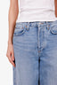 Agolde Light Blue High Waisted Wide Leg Jean Size 25
