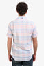 Thom Browne Pink/Blue Cotton Check Short Sleeve Button Down Shirt Size 2 Mens