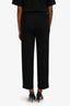'S Max Mara Black Straight Leg Cuffed Trousers Size 2