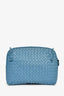 Bottega Veneta Blue Intrecciato Leather Crossbody Bag