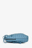 Bottega Veneta Blue Intrecciato Leather Crossbody Bag
