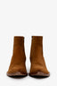 Saint Laurent Brown Suede Lukas Boots Size 39