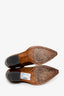 Saint Laurent Brown Suede Lukas Boots Size 39