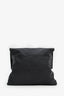 The Row Black Grained Leather Nan Shoulder Bag