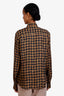 Dries Van Noten Black/Brown Chowy Shirt Size 38