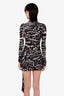 Rat & Boa Black/White Patterned 'Leotina' Mini Dress Size XS
