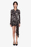 Rat & Boa Black/White Patterned 'Leotina' Mini Dress Size XS