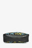 Gucci Black Leather GG Marmont Ghost Large Graffiti Shoulder Bag