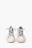 Golden Goose White/Pink Slide Classic Hightop Sneakers Size 35
