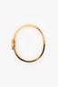 Hermés Gold Tone Royal Blue Clic Clac H Bracelet