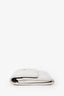 Pre-Loved Chanel™ 2008/09 Off White Interlocking CC Logo Camellia Card Holder