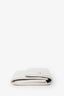 Pre-Loved Chanel™ 2008/09 Off White Interlocking CC Logo Camellia Card Holder