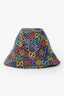 Gucci Rainbow Canvas GG Psychedelic Bucket Hat Size L