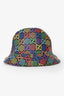 Gucci Rainbow Canvas GG Psychedelic Bucket Hat Size L