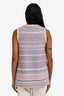 Pre-Loved Chanel™  Pink Multicolour Tweed Tank Top Size 34