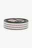 Hermès 2024 Vert Foncé/Rose Darling Canvas 'Sangle Cordage' Bag Strap 25mm