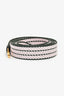 Hermès 2024 Vert Foncé/Rose Darling Canvas 'Sangle Cordage' Bag Strap 25mm