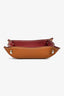 Hermès Burgundy/Gold Clemence Leather 'Mises Et Relances H Evelyne' Mini Change Tray