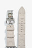 Hermès Greige Kilim Rubber/Stainless Steel Single Tour Apple Watch Deployment Buckle 40mm