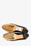 Salvatore Ferragamo Navy/Pink Leather Bow Detail Block Heels Size 8C