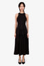 AJE Black Corset Midi Dress Size 6