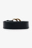 Gucci Black Leather GG Marmont Belt Size 85