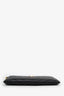Saint Laurent Black Calfskin Matelasse Chevron Small Monogram A5 Wristlet