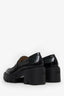 Stuart Weitzman Black Patent Soho 75 Loafers Size 38.5