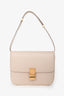 Celine 2018 Beige Leather Medium Classic Box