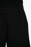 Frame Black Linen Midi Bermuda Shorts Size 4