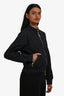 Louis Vuitton 2022 Black/White Monogram Zip Up Bomber Jacket Size 38