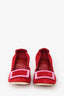 Roger Vivier Red/Pink Suede Leather Belle Vivier Heels Size 37.5