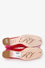 Roger Vivier Red/Pink Suede Leather Belle Vivier Heels Size 37.5