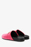 Gucci Pink Suede Horsebit Slide Mules Size 37