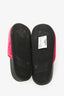 Gucci Pink Suede Horsebit Slide Mules Size 37