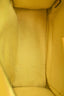 Celine Yellow Leather Nano Luggage Bag With Strap