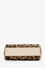 Dolce & Gabbana Brown Leopard Sequin Small Sicily Top Handle