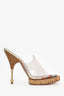 Vivienne Westwood Printed Cork Pvc Sandals Size 37