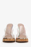 Vivienne Westwood Printed Cork Pvc Sandals Size 37