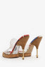 Vivienne Westwood Printed Cork Pvc Sandals Size 37