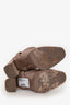 Christian Dior Taupe Suede Leather Ankle Boots Size 35.5