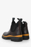 Prada Brown Leather Chelsea Boots Size 35.5