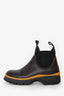 Prada Brown Leather Chelsea Boots Size 35.5