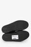 Pre-Loved Chanel™ Navy/Black Fabric Toe Cap Lace Up Boots Size 35.5