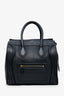 Celine Black Leather Micro Luggage Tote