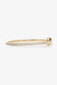 Tiffany & Co. 18k Yellow Gold TT1 Narrow Diamond Hinged Bangle