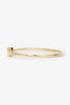 Tiffany & Co. 18k Yellow Gold TT1 Narrow Diamond Hinged Bangle