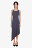Reformation Navy Polka Dot Midi Length Dress Size XS