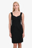 Dolce & Gabbana Black Sleeveless Mini Dress Size 42