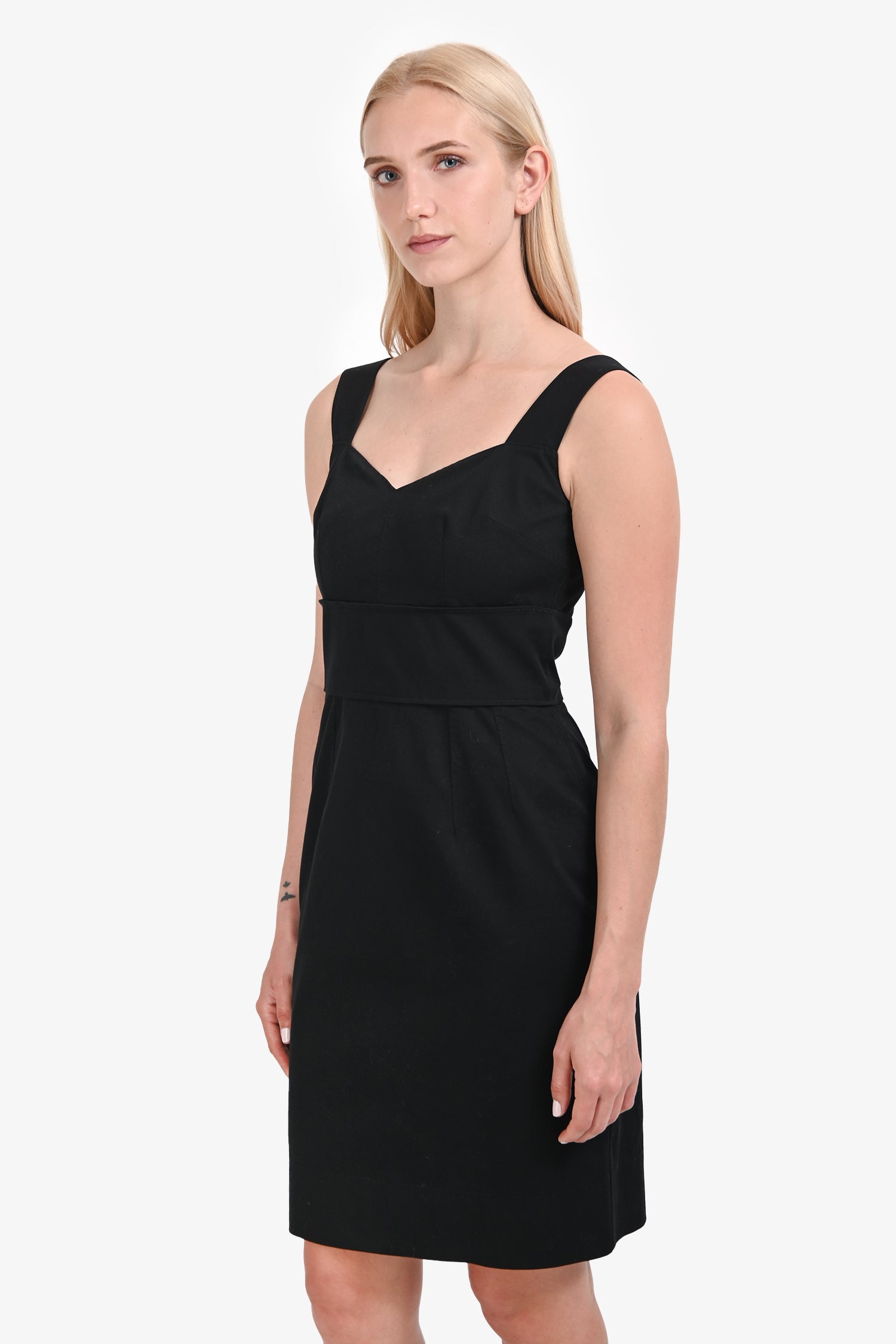 Dolce & Gabbana Black Sleeveless Mini Dress Size 42 Mine & Yours Dolce & Gabbana Black Sleeveless Mini Dress Size 42 Mine & Yours